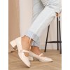 bezove lodicky s remienkom YL0 1672 beige 1