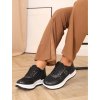 cierne damske tenisky na platforme ldlj168black 2