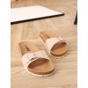 Lakovane bezove korkove slapky sar37beige 1