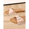Lakovane bezove korkove slapky sar37beige 4