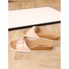 Lakovane bezove korkove slapky sar37beige 3