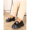 ČIERNE MOKASÍNY NA PLATFORME YES3030black 1