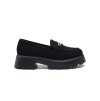 ČIERNE SEMIŠOVÉ MOKASÍNY YES-5685