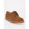 semisove hnede damske poltopanky na platforme SCD9CAMEL 1