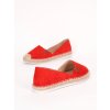 semisove espadrilky cervene JEY2 RED 2