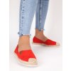 semisove espadrilky cervene JEY2 RED 3