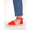 damske semisove espadrilkove sandale cervene SEZZ17RED 4
