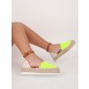 damske espadrilkove sandale na platforme zelene SEZZ22GREEN 5