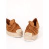 hnede semisove espadrilky na vysokej platforme damske SEZZ23CAMEL 2