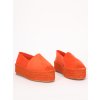 semisove oranzove damske espadrilky na vysokej platforme LT15ORANGW 4
