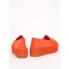 semisove oranzove damske espadrilky na vysokej platforme LT15ORANGW 5