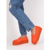 semisove oranzove damske espadrilky na vysokej platforme LT15ORANGW 2