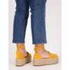 sandale na vysokej platforme OM5335YELLOW 4