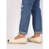 damske slamene espadrilky na platforme JEY6BEIGE 7