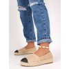 damske slamene espadrilky na platforme JEY6KHAKI 4