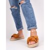 damske slapky s maslou hnede JH115CAMEL 5