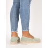 SEMIŠOVÉ DÁMSKE ESPADRILKY NA PLATFORME ZELENÉ