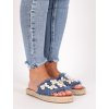 modre slamene slapky damske JH118NAVY 2