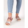 strieborne sandale na platforme kozenkove sbx18silver 5