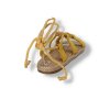 zlte damske semisove sandale snurovacie OM5353 8 YELLOW 6
