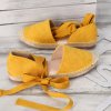 zlte espadrilky na viazanie OM245 9 5