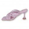 fialove damske slapky na tenkom podpatku T370PURPLE 6