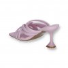 fialove damske slapky na tenkom podpatku T370PURPLE 7