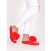 cervene damske slapky gumene CK88RED 6