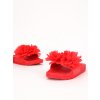 cervene damske slapky gumene CK88RED 1