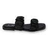 damske nizke slapky s remienkami JH167BLACK 1