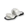 damske nizke slapky s remienkami JH167WHITE 5