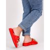 cervene slapky na platforme YES6916RED 5