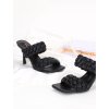 damske slapky na podpatku YES2168BLACK 2