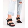 damske slapky na podpatku YES2168BLACK 4