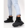 cierne clenkove damske tenisky so zapinanim na zips 205082BLACK 3
