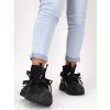 cierne clenkove damske tenisky so zapinanim na zips 205082BLACK 4