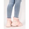 ruzove clenkove damske tenisky so zapinanim na zips 205082pink 4