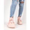 ruzove clenkove damske tenisky so zapinanim na zips 205082pink 3