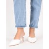 biele damske slapky NF67white 4