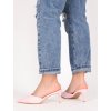 damske slapky na podpatku NF67pink 6