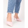 damske slapky na podpatku NF67pink 7