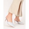elegantne slapky na podpatku NF67grey 4