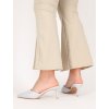 elegantne slapky na podpatku NF67grey 6