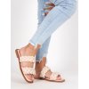 bezove damske nizke slapky JH200BEIGE 4