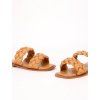 nizke damske hnede slapky JH200CAMEL 3