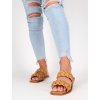 nizke damske hnede slapky JH200CAMEL 5