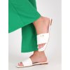 damske letne slapky biele CK195WHITE 6
