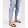 strieborne sandale damske A604SILVER 2