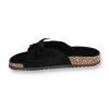 cierne damske korkove slapky s maslickou CK02ALLBLACK 5