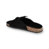 cierne damske korkove slapky s maslickou CK02ALLBLACK 6